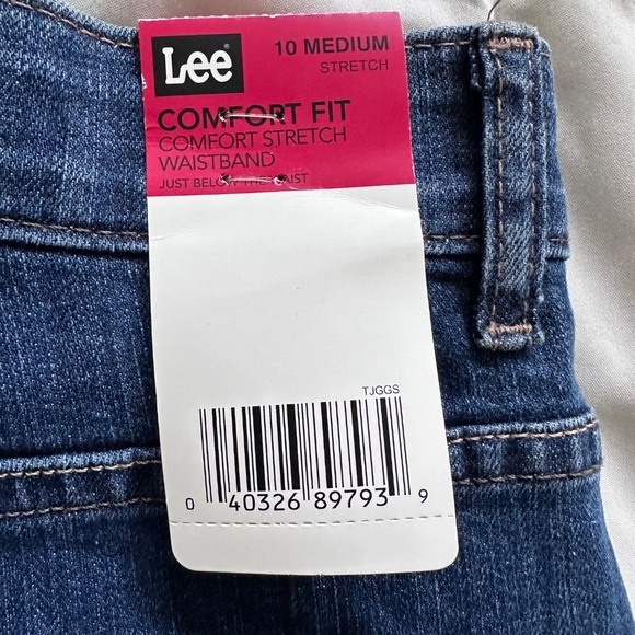 Lee Comfort Fit Barely Bootcut Size 10 M Women's Jeans NWT - Picture 10 of 13